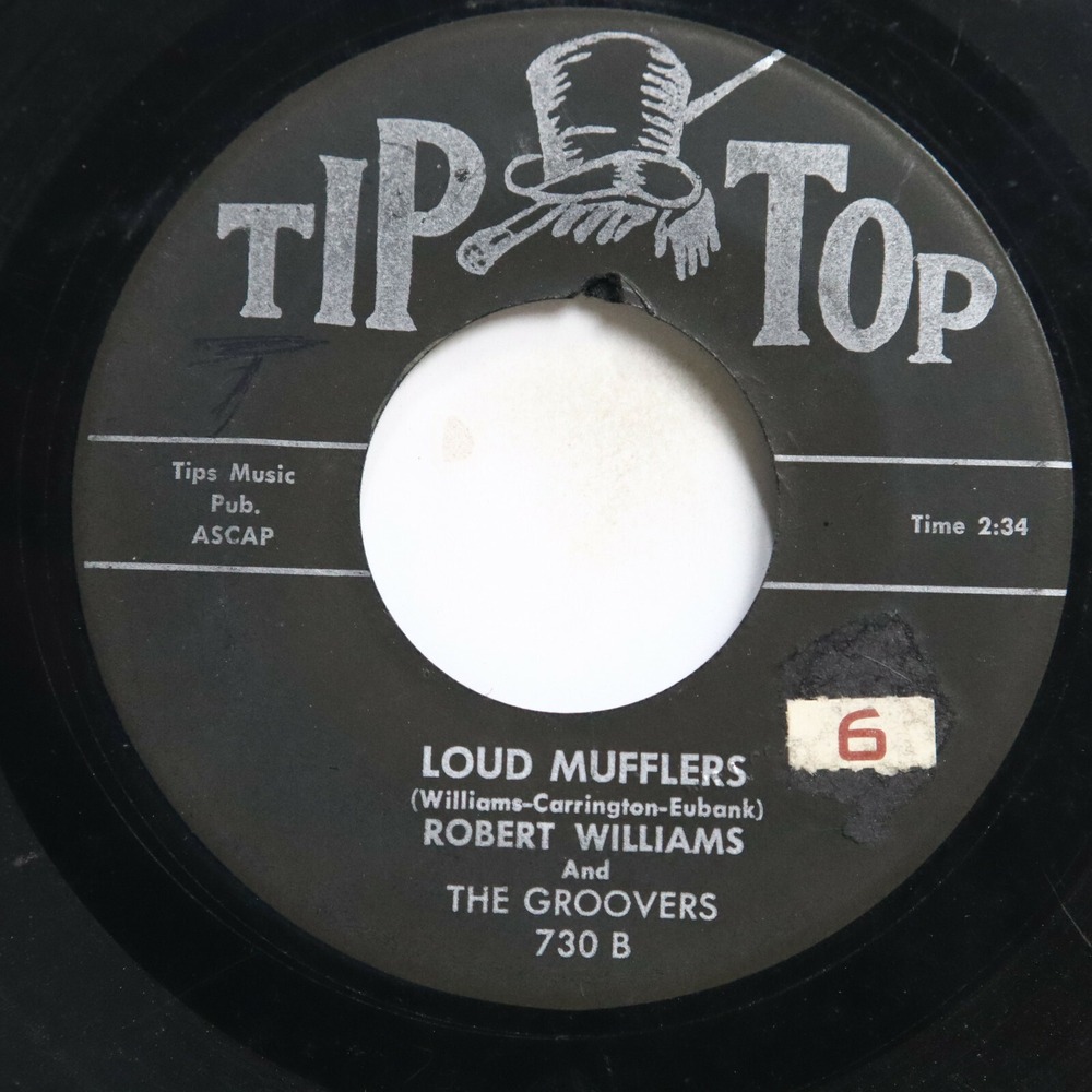 ROBERT WILLIAMS & THE GROOVERS - LOUD MUFFLERS / CRANBERRY BLUES -ROCKABILLY 45